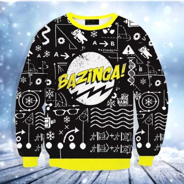 Bazinga Ugly Christmas Sweater