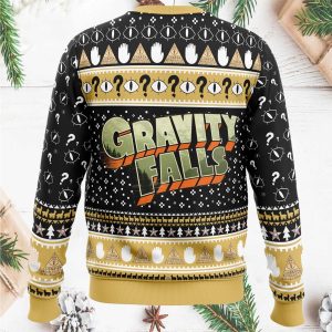 Bill Cipher Gravity Falls Ugly Christmas Sweater