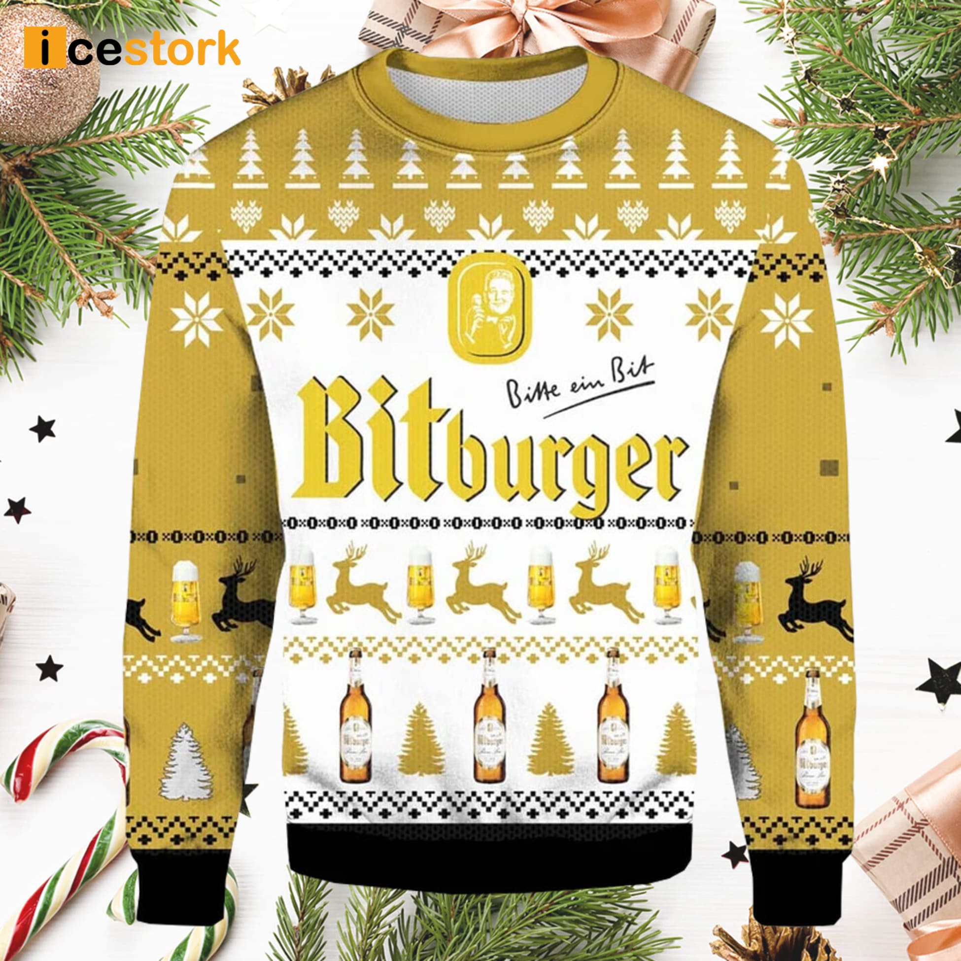 Berliner Kindl Beer 3D Ugly Christmas Sweater Christmas Gift
