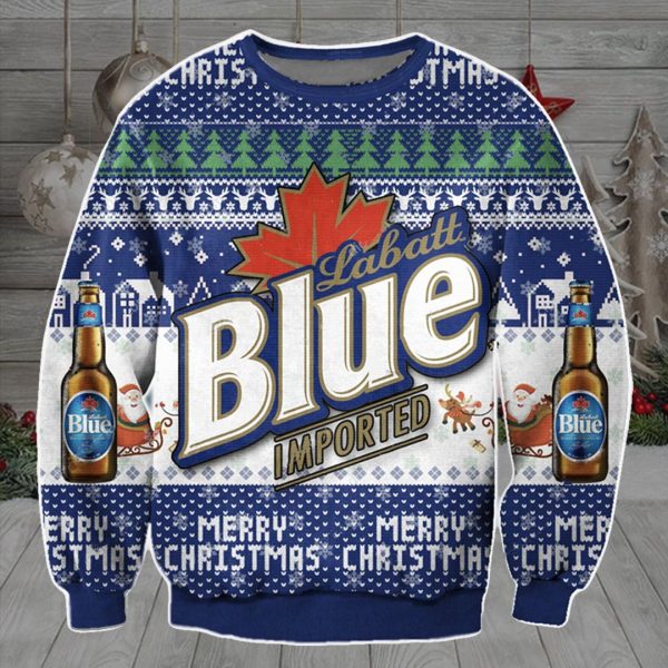 Blue Imported Ugly Christmas Sweater