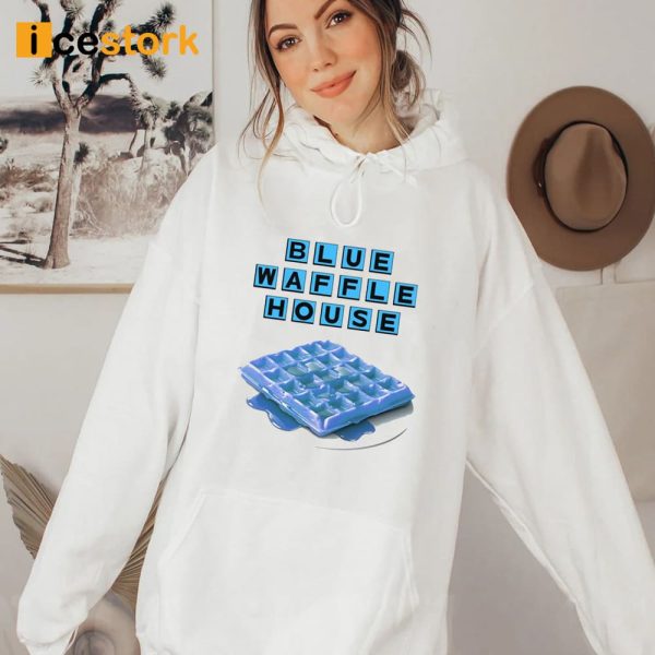 Blue Waffle House Shirt