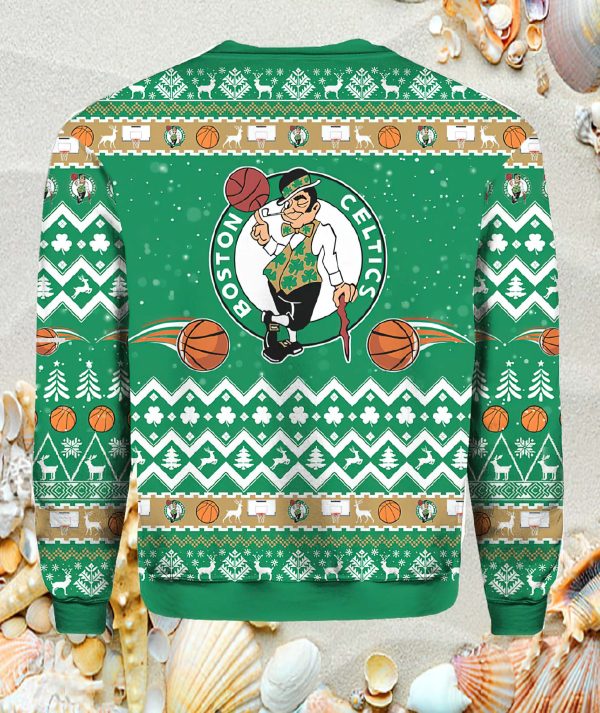 Boston Celtics Ugly Christmas Sweater