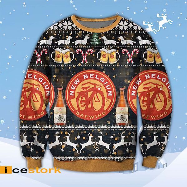 Brewing Beer Ugly Christmas Sweater