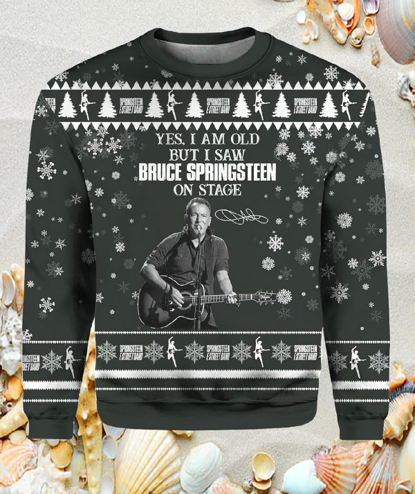 Bruce Springsteen Christmas Ugly Sweater