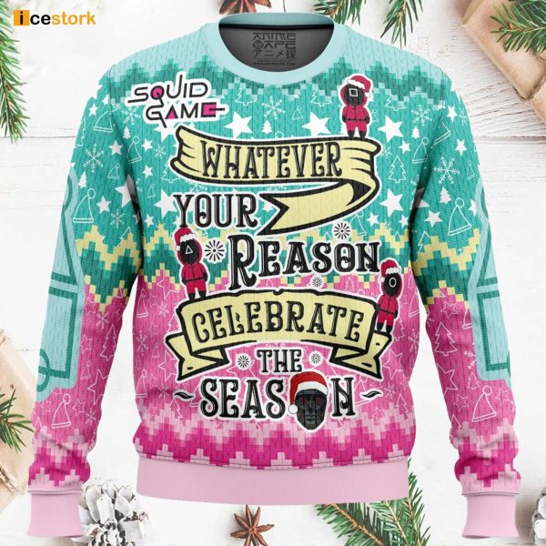 Celebrate the Season Squid Game Christmas Sweater