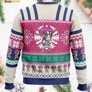 Chibi Akaza Demon Slayer Ugly Christmas Sweater