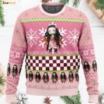 Chibi Nezuko Kamado Demon Slayer Ugly Christmas Sweater