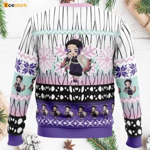 Chibi Shinobu Kocho Demon Slayer Ugly Christmas Sweater