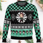 Chibi Tanjiro Kamado Demon Slayer Ugly Christmas Sweater