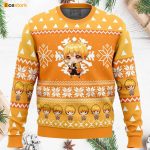 Chibi Zenitsu Agatsuma Demon Slayer Ugly Christmas Sweater