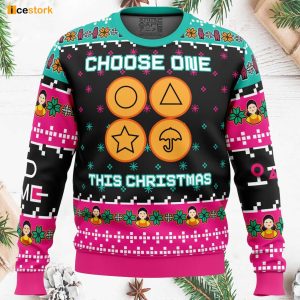 Choose One This Christmas Squid Game Christmas Sweater