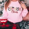 Christmas Cat Mom Claus Sweatshirt