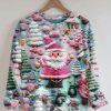 Christmas Tree Santa Sweatshirt