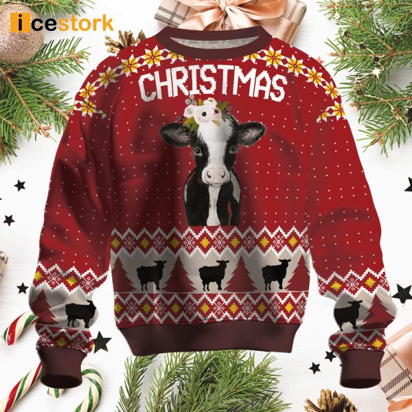 Cow Christmas Ugly Christmas Sweater