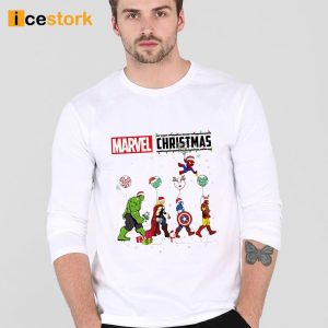 Cute Marvel Christmas Shirt