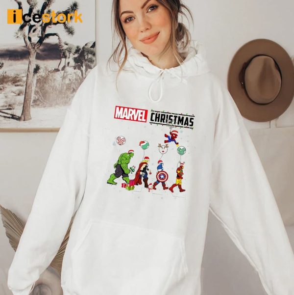 Cute Marvel Christmas Shirt