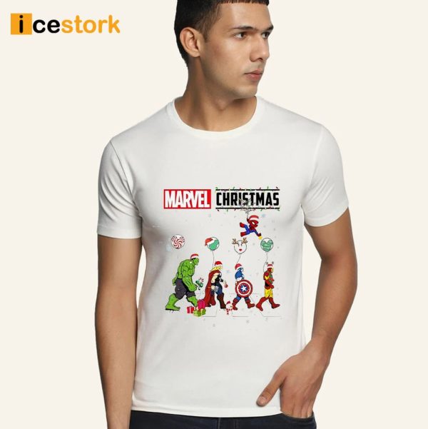 Cute Marvel Christmas Shirt