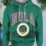 Damian Lillard Milwaukee Bucks NOLA Green Hoodie