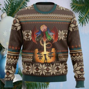 Dungeons Dragons Ugly Christmas Sweater