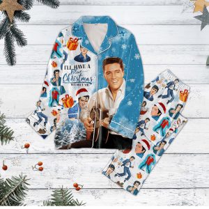 Elvis Presley I'll Have A Blue Christmas Without You Pajama