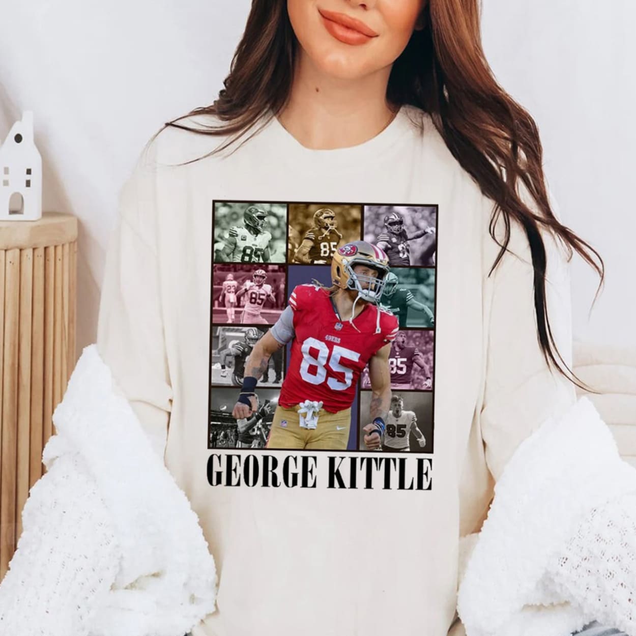 San Francisco 49ers George Kittle 49ers Fan Art Classic T-Shirt