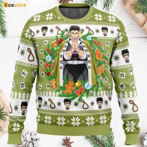 Gyomei Himejema Demon Slayer Ugly Christmas Sweater