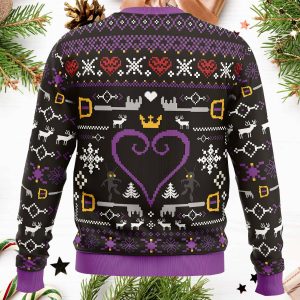 Hearts Kingdom Hearts Ugly Christmas Sweater