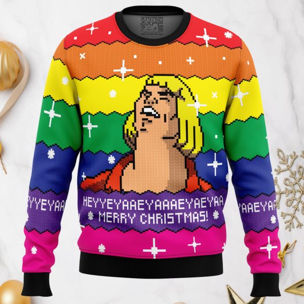 Heyyeya He-man Ugly Christmas Sweater