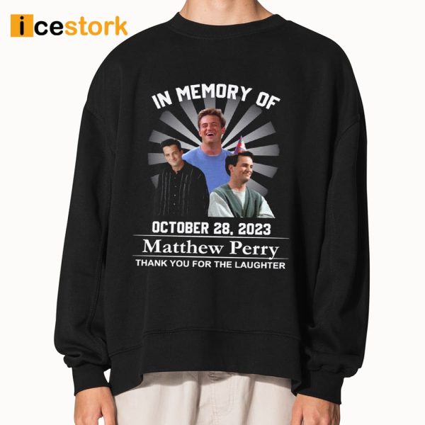 In Memory Of Matthew Perry Shirt RIP Chandler Bing