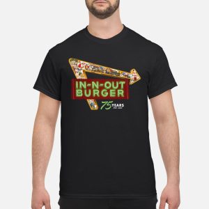 In N Out Burger’s 2024 75 Years T shirt