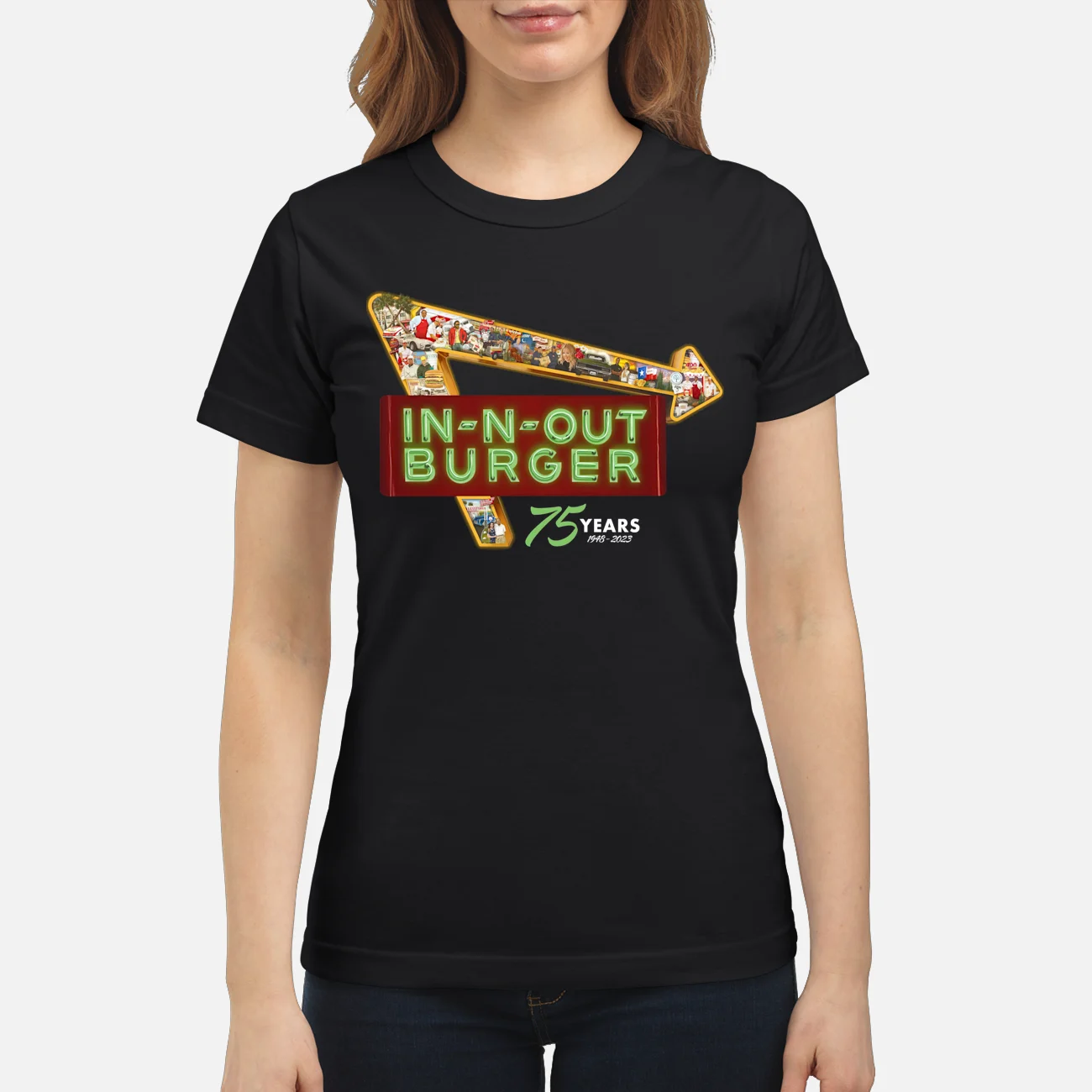 in and out burger t shirts