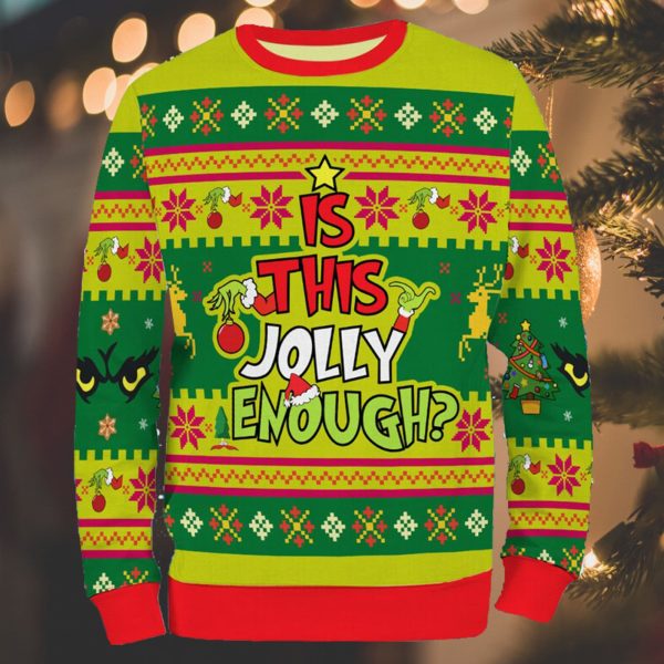 Is This Jolly Enough Ugly Christmas Sweater