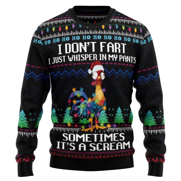 It‘s Scream Chicken Ugly Christmas Sweater