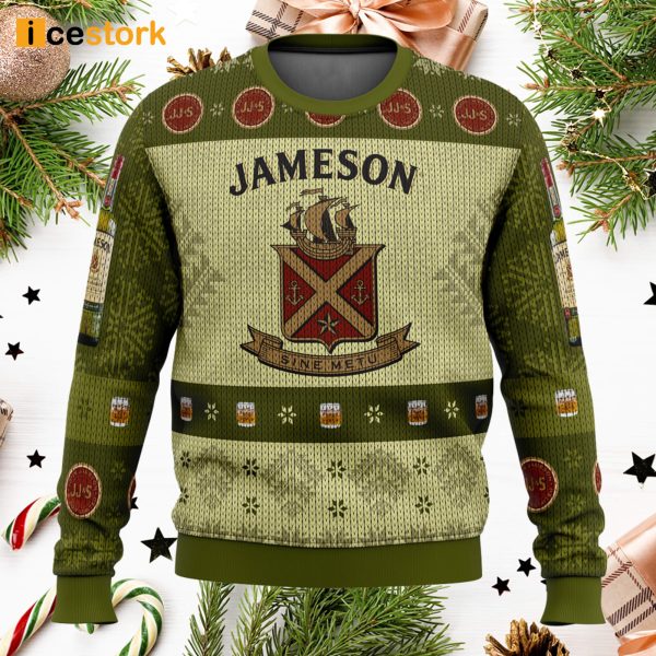 Jameson Irish Whiskey Christmas Sweater