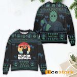 Jason Voorhees Hide And Seek Champion Ugly Christmas Sweater