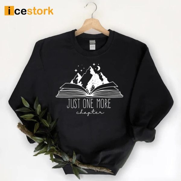 Just One More Chapter Mountains Sweatshirt