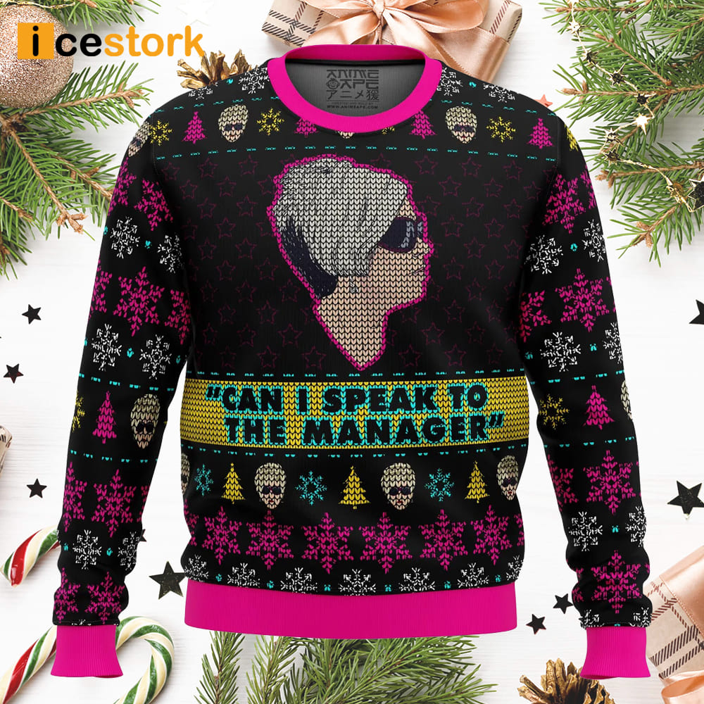 Karen Talks To Manager Meme Ugly Christmas Sweater - Icestork
