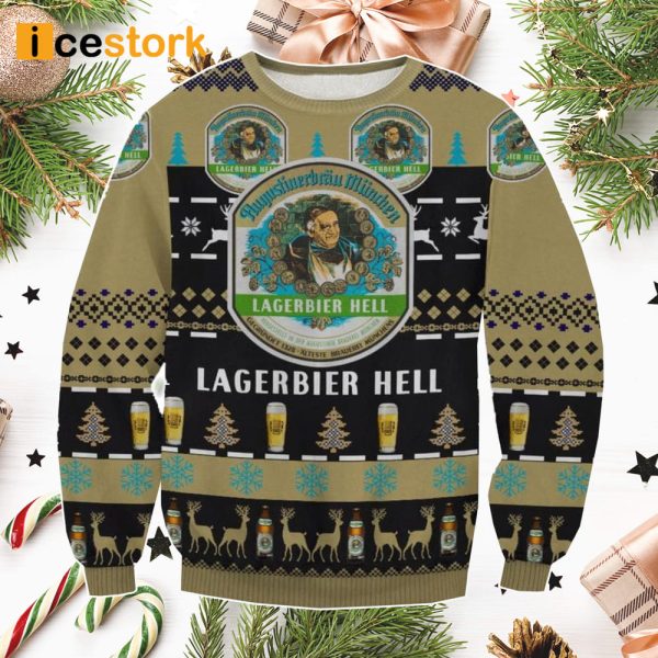 Lagerbier Hell Ugly Christmas Sweater