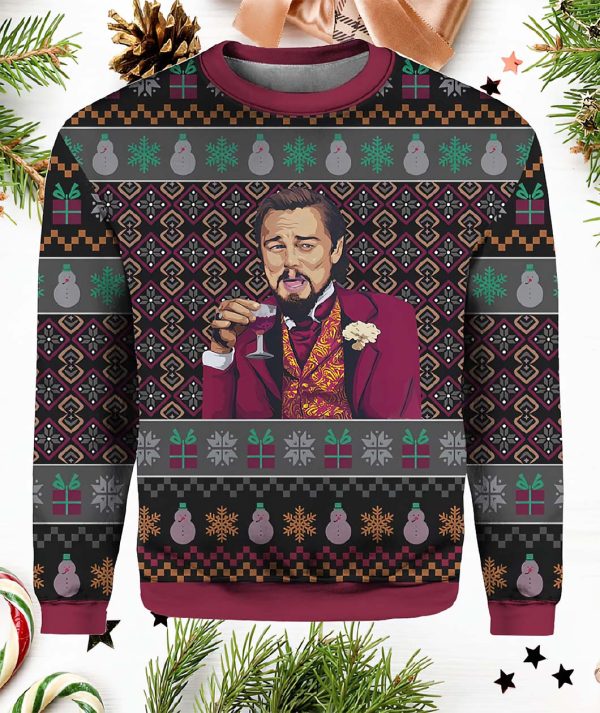 Leo DiCaprio Ugly Christmas Sweater