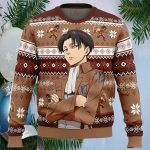 Levi Ackerman Attack On Titan Ugly Christmas Sweater