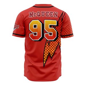 Lightning McQueen Cars Baseball Jersey Can Be Custom1