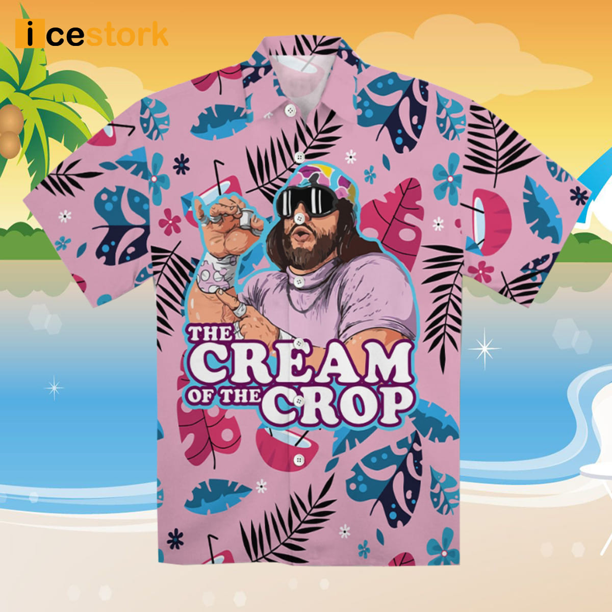 The Cream of The Crop Randy Savage Pop Culture Baseball Jersey