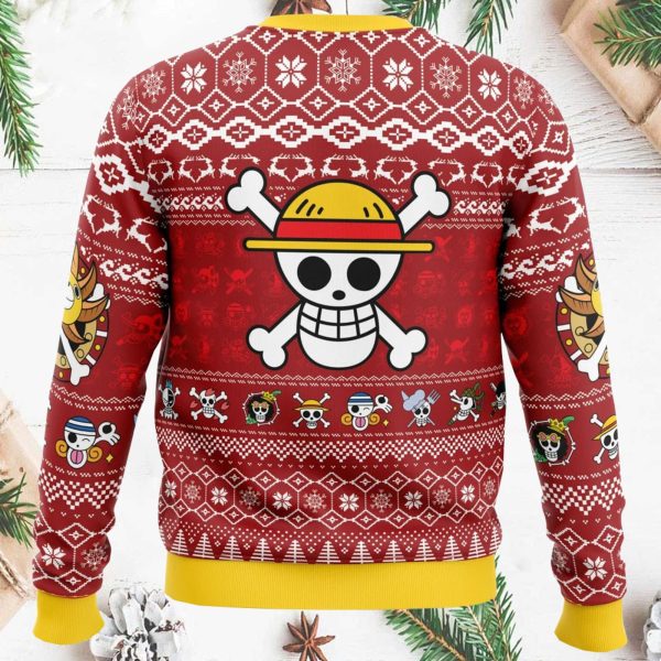 Merry Mugiwara Pirates One Piece Ugly Christmas Sweater