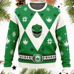 Mighty Morphin Power Rangers Green Ugly Christmas Sweater