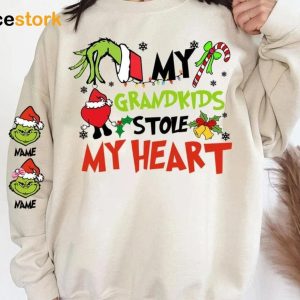 My Kid Stole My Heart Custom Sweatshirt