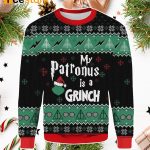 My Patronus Is Grinch Ugly Christmas Sweater