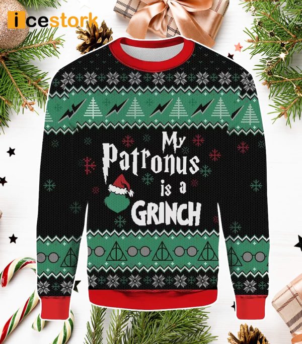 My Patronus Is Grinch Ugly Christmas Sweater