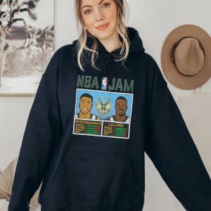 NBA Jam Bucks Antetokounmpo And Lillard Shirt