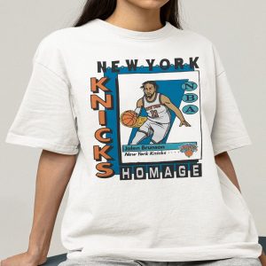 New York Knicks Trading Card Jalen Brunson Shirt