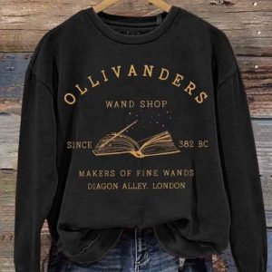 Ollivanders Wand Shop Wizard Book Shop Sweatshirt